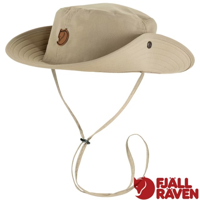【Fjallraven 小狐狸】Abisko Summer Hat 輕量快乾遮陽帽.牛仔帽/77273-118 化石✿30E010